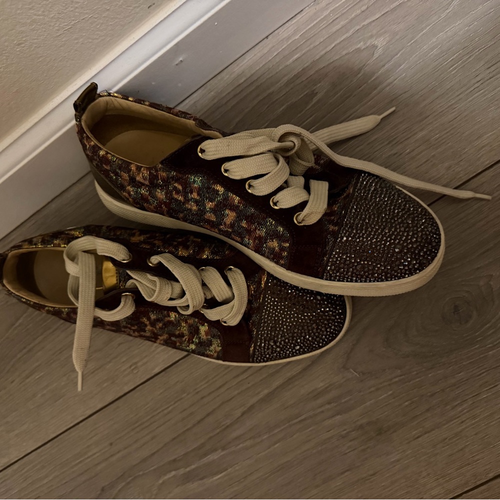 Christian Louboutin Gondola Strass low-top sneaker